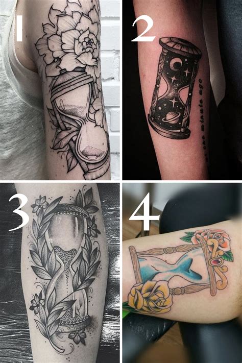 Creative Hourglass Tattoo Ideas For Men Women Tattoo Glee