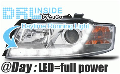 Headlights With Daytime Running Light For SEAT LEON 1P 309 90