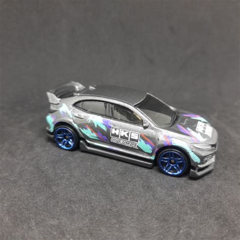 Hot Wheels 2018 Honda Civic Type R FK8 Unspun Unrivet HKS Mainline HotWheels Shopee Malaysia
