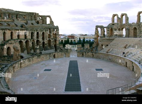 The Ancient Amphitheatre At El Jem Hi Res Stock Photography And Images