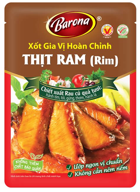Xốt Gia Vị Hoàn Chỉnh Barona - Thịt Nướng Ngũ Vị