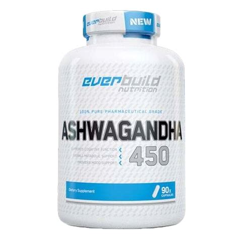 Everbuild Ashwagandha 90 Caps Nutritioncy Cyprus Supplements Free