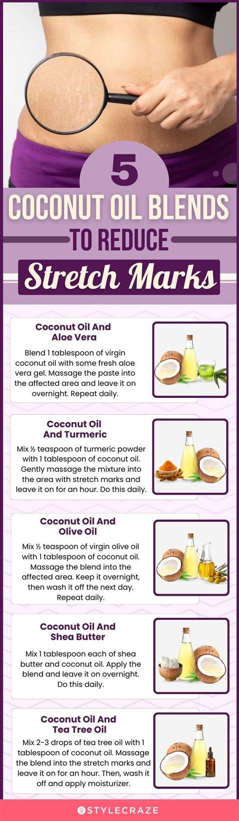 Coconut Oil For Stretch Marks Benefits And Uses