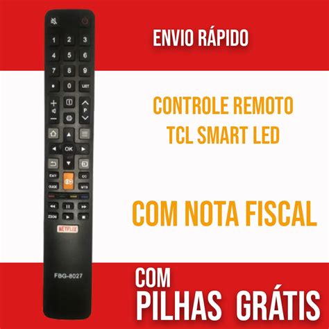 Controle Remoto Smart Tv Tcl K Pronta Entrega Shopee Brasil