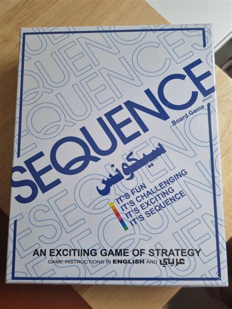 SEQUENCE board game, Hobbies & Toys, Toys & Games on Carousell