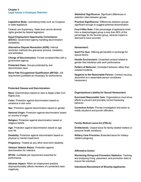 Io Chapter Summary Industrial Organizational Psychology An Applied