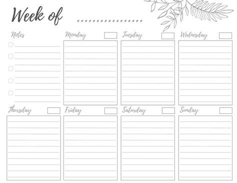 Weekly Planner Printable to Do List 2022 PDF Template Simple Digital - Etsy