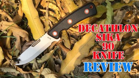 Decathlon Solognac Sika 90 Knife Review Adventure Travel Unboxing