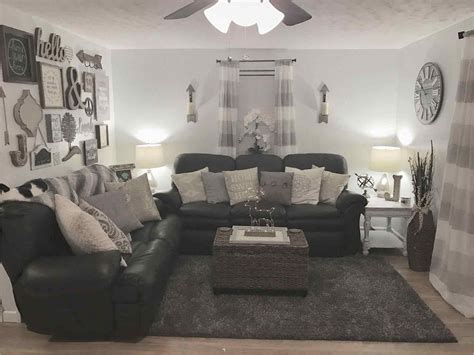 20+ Farmhouse Decorating With Leather Sofa – The Urban Decor