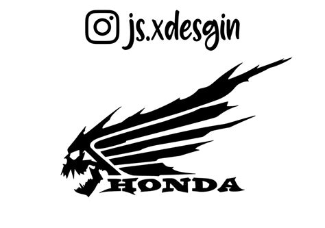 Honda Wing Sticker/sticker/motorcycle/jewelry | Etsy