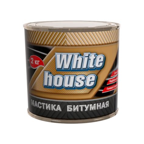Мастика White House битумная купить в интернет-магазине «Поли-Р»