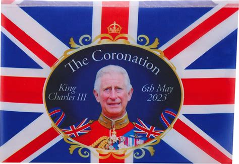 Toyland Union Jack King Charles III Banderines De Recuerdo De