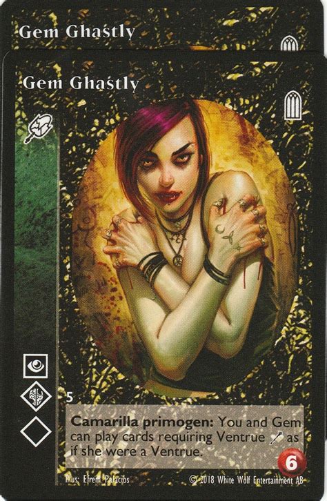 Gem Ghastly X2 Malkavian Keepers Of Tradition Reprint 1 KoT R1 VTES