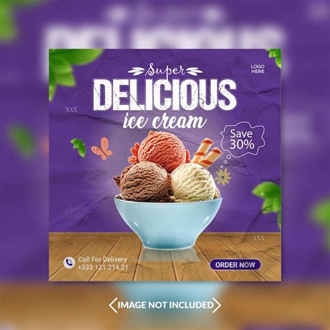 Premium Vector Special Delicious Ice Cream And Social Media Banner