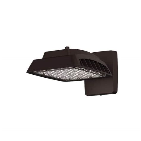 Probrite 250w Equivalent Integrated Led Bronze Outdoor Commercial Wall Mount Area Light 8500