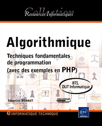 Algorithmique Techniques Fondamentales De Programmation Broch