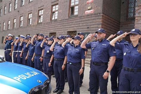 Policjanci z Dolnego Śląska oddali hołd Mateuszowi Sitko zabitemu