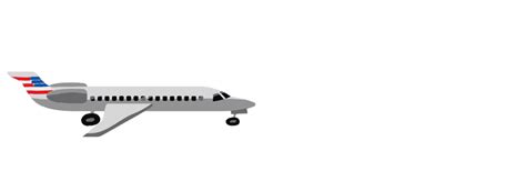 Airplane Flying Animated 