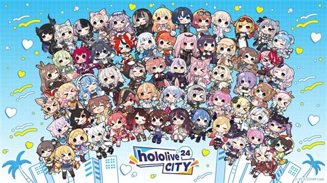 hololive CITY24與日本六家遊樂園合作藍綠黃成員主視覺與周邊公開 4Gamers