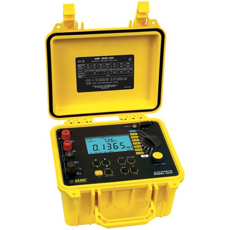 AEMC 6255 10A Micro-Ohmmeter - JM Test Systems