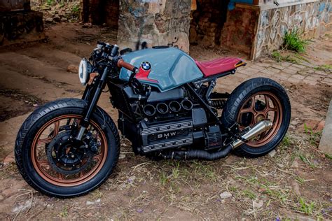 A Brazilian BMW K100 Cafe Racer With A CVT Transmission For Disabled Riders