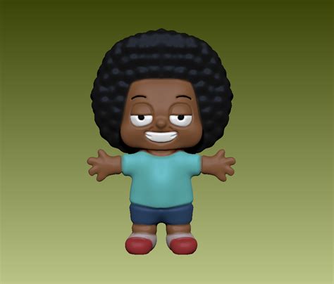 STL file Rallo Tubbs from The Cleveland Show 👾・3D printable model to ...