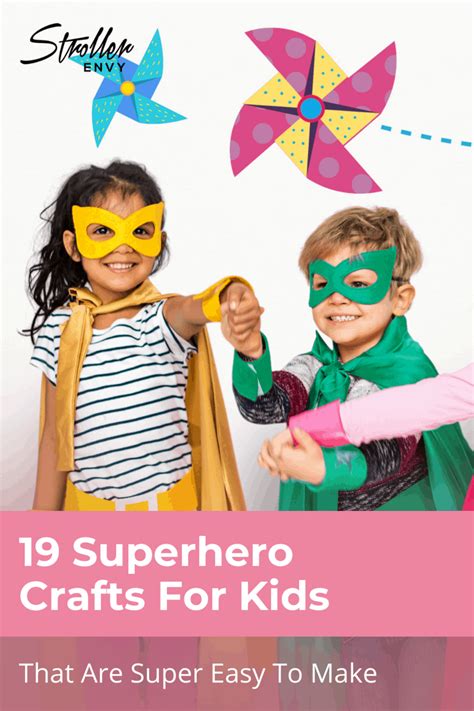 19 Superhero Crafts For Kids That Are Super Easy To Make