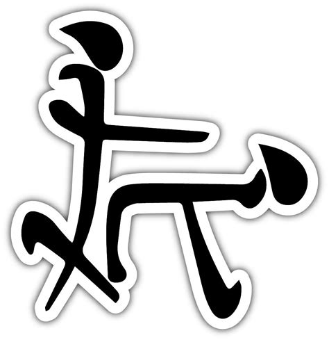 Kanji Adult Sex Erotic Funny Car Bumper Window Vinyl Sticker Decal X