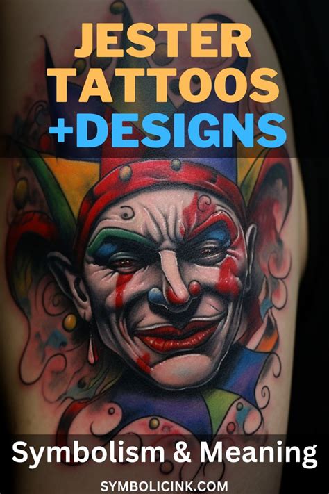 Jester Tattoo Meaning & Symbolism (Sorrow+Focus) in 2023 | Jester ...