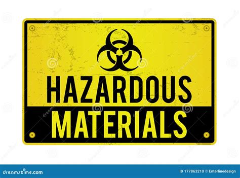 Hazardous Materials - Hazmat Labels Vector Illustration | CartoonDealer ...