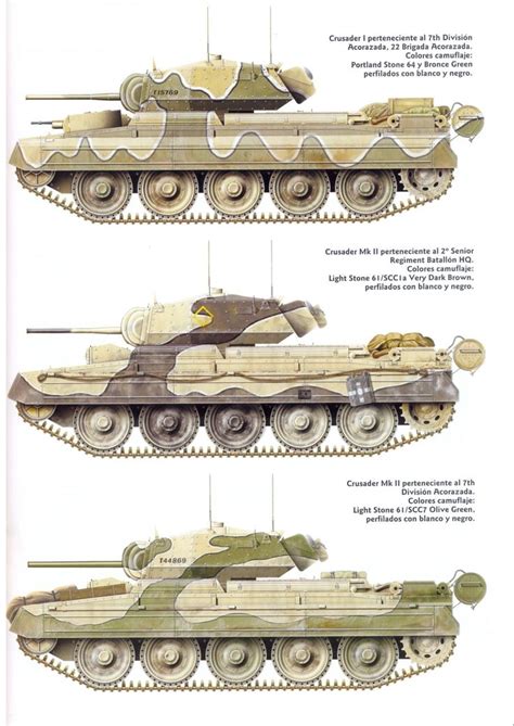 British Crusader Ii Tank Camo Patterns Камуфляж Танк Солдаты