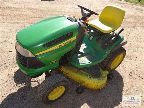 John Deere La Riding Mower Elsenpeter Auctions Real Estate Inc