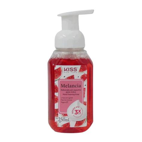 Sabonete em Espuma Para As Mãos Melancia Kiss New York 250ml