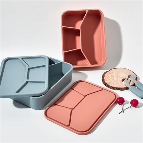 Custom Silicone Bento Box Lunch Container Baby Products And