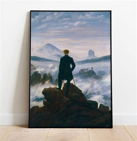 Caspar David Friedrich Poster Caspar David Friedrich Wanderer Above