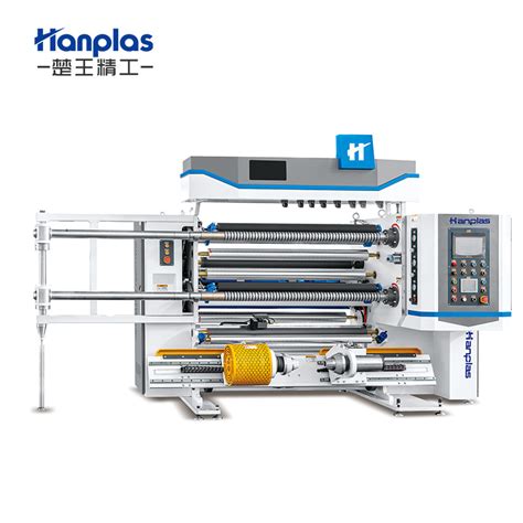 Htf Y Hanplas Side Arm Rewinding And Discharging Slitting Machine With