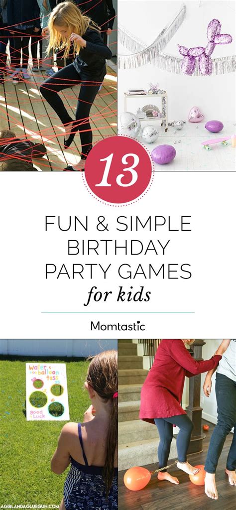 13 Fun & Simple Party Games For Kids | Birthday party games for kids ...