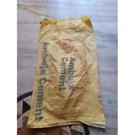 50 Kg Old Empty Cement Bag At Rs 5 Piece In Hyderabad ID 2853485381855