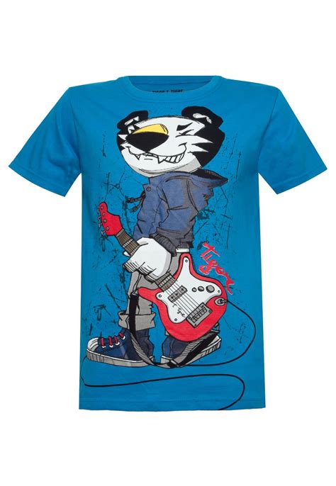 Camiseta Tigor T Tigre Infantil Rock Azul Compre Agora Dafiti Brasil