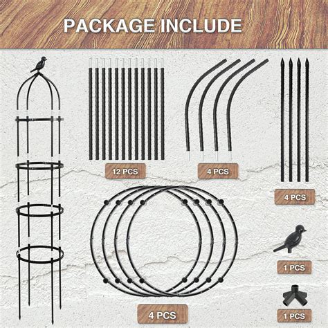 Mua Feet Garden Trellis For Climbing Plants Pcs Metal Garden Obelisk