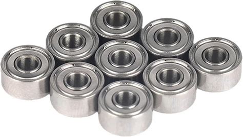 BERWENNY 10Pcs 693ZZ Ball Bearing 3x8x4mm ABEC 7 Engine Bearing 693 ZZ