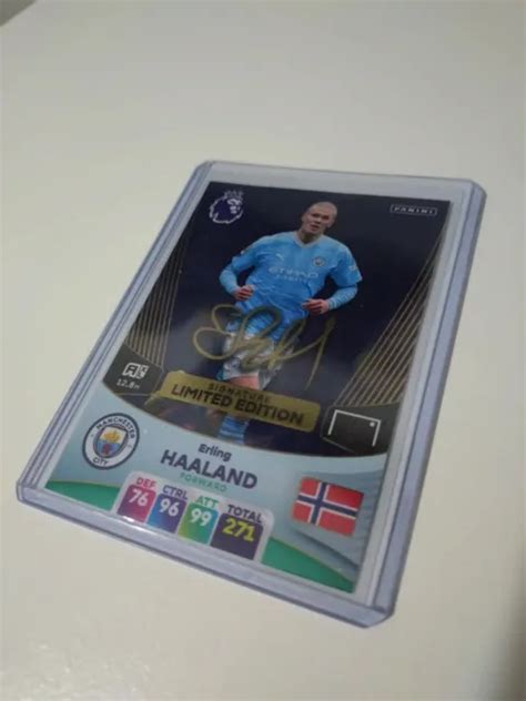 Panini Adrenalyn Xl Premier League Erling Haaland Signature