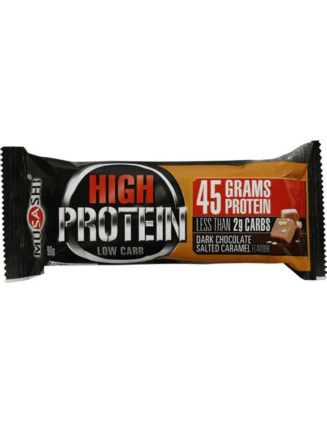 Musashi High Protein Salted Caramel Bar 90g Allys Basket Direc