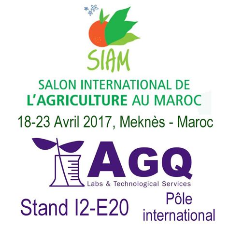 Salon International De Lagriculture Siam Agq Labs Maroc