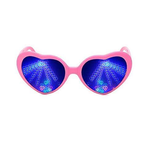 GetUSCart- Heart Effect Diffraction Glasses,Heart Shaped Light Special ...