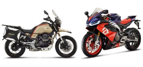 Moto Guzzi V Tt Travel E Aprilia Rs Insieme Al Motor Bike Expo