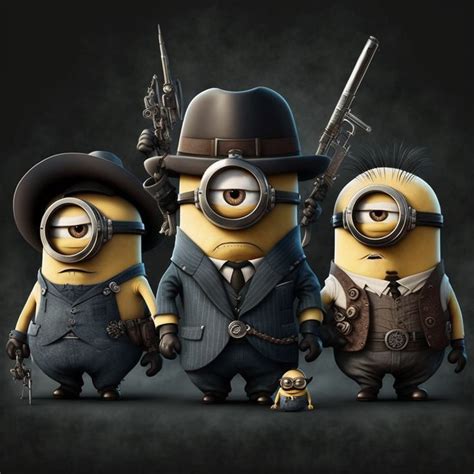 мафия миньонов Minions Wallpaper Cartoon Character Pictures Cute