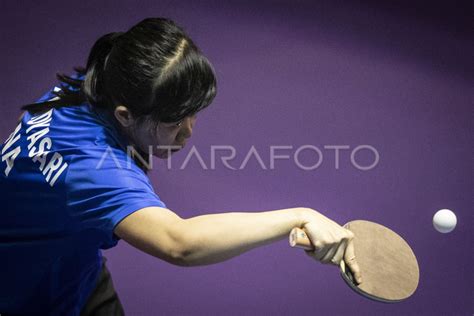 TENIS MEJA INDONESIA MELAJU KE FINAL | ANTARA Foto