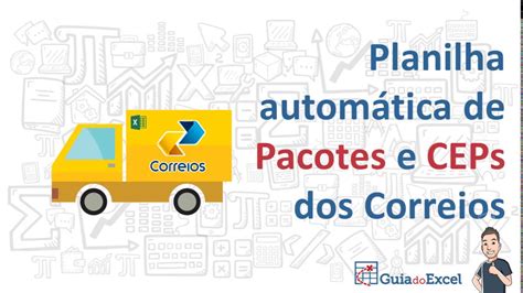 Planilha Consulta pacotes dos correios e CEP automática YouTube