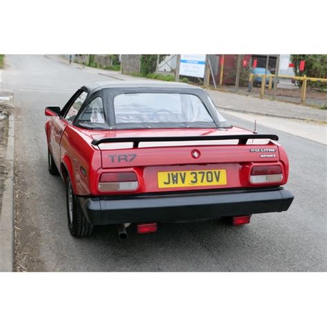 Triumph Tr Litre Convertible Registration Number Jwv V